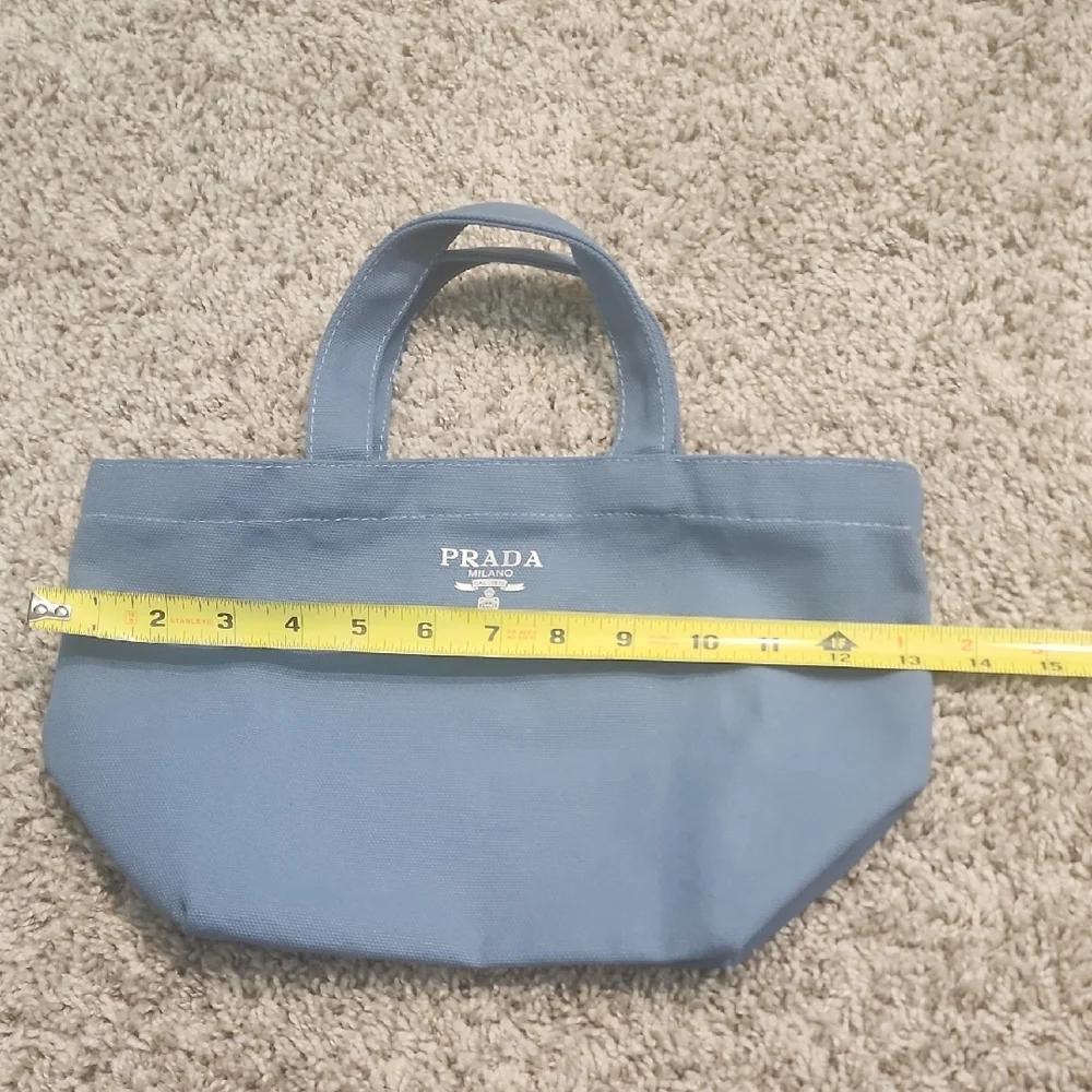 Prada Navy Canvas Handbag - Picture 9 of 11